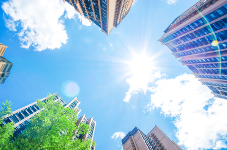 High-rise apartment building 
skyscraperの写真素材
