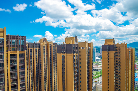 High-rise apartment building 
skyscraperの写真素材