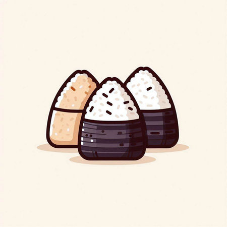 Illustration of rice dumplings. Vector illustration in cartoon style.のイラスト素材