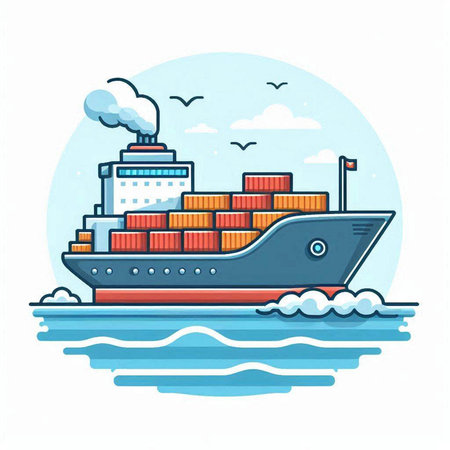 Dump truck. Vector illustration of a dump truck on white background.のイラスト素材