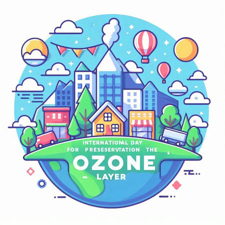 Welcome to zero-waste zone. Vector illustration in flat style.のイラスト素材