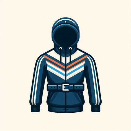 Astronaut in spacesuit. Vector illustration in retro style.のイラスト素材