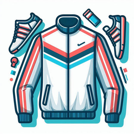 Hockey sport wear. Vector illustration of a sportswear.のイラスト素材