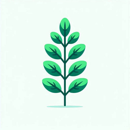 Green leaf icon. Ecology concept. Vector illustration. Eps 10.のイラスト素材