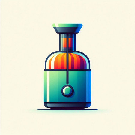 Illustration of a juicer. Vector illustration of a juicer.のイラスト素材