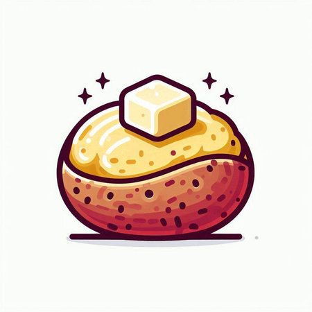 Vector illustration of yummy ice cream in a bowl. Cartoon style.のイラスト素材