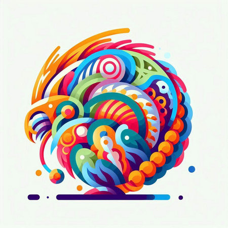 Abstract colorful background. Vector illustration for your design. EPS 10.のイラスト素材