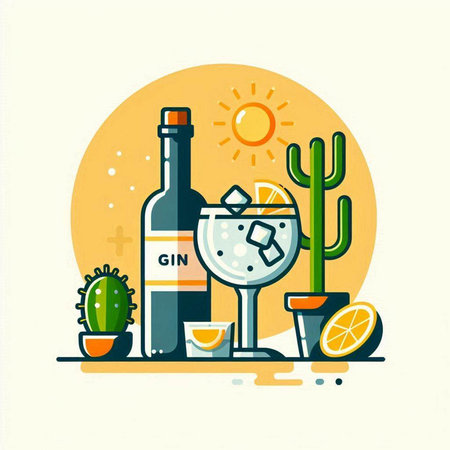 Cinco de Mayo celebration. Vector illustration in flat style.のイラスト素材