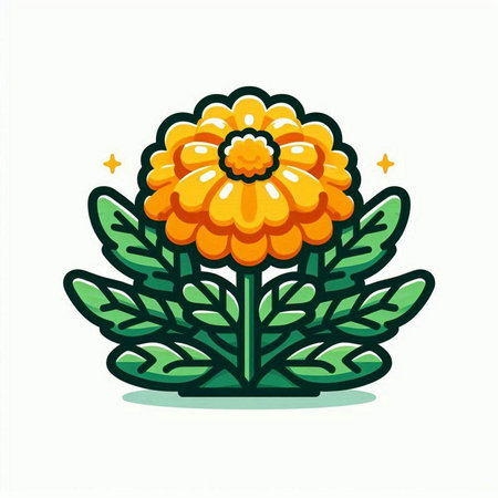 Flower icon. Vector illustration. Isolated on white background.のイラスト素材