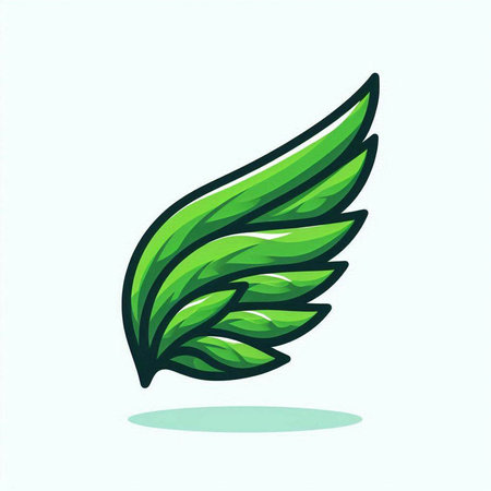 Leaf icon on white background. Vector illustration. Eps 10.のイラスト素材