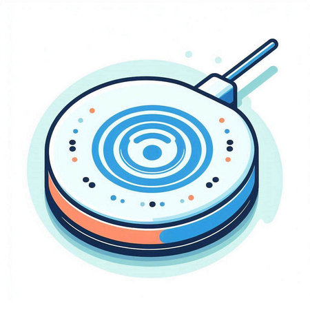 Frying pan icon isolated on white background. Flat vector illustration.のイラスト素材