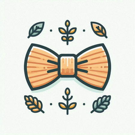 Bow tie icon. Vector illustration. Hand drawn bow tie icon.のイラスト素材