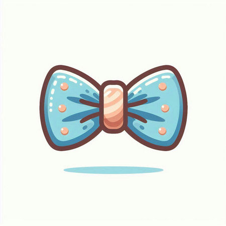 Bow tie icon. Vector illustration. Isolated on white background.のイラスト素材
