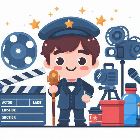 Noodles with vegetables and eggs in a wok. Vector illustrationのイラスト素材