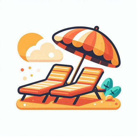 Young man working in office. Cartoon character design. Vector illustration.のイラスト素材