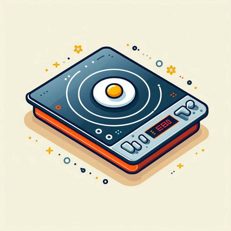 Vector illustration of turntable in flat design style. Eps 10のイラスト素材
