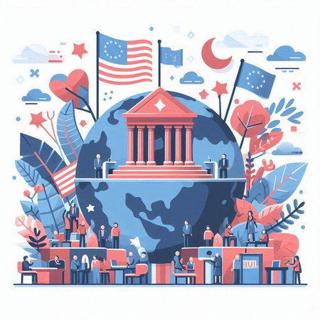 Cute little deer cartoon character isolated on white background. Vector illustration.のイラスト素材