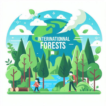 Hands holding a tree. Eco friendly concept. Vector illustration.のイラスト素材