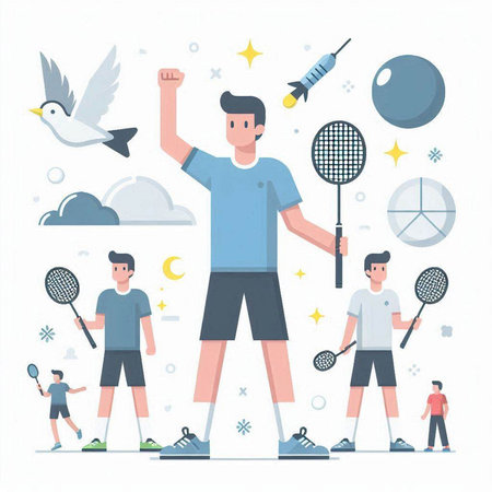 International Yoga Day. Women practicing yoga in the park. Vector illustrationのイラスト素材