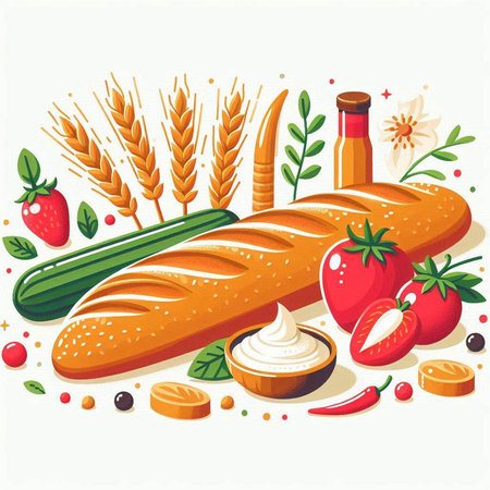 Travel around the world vector illustration in flat style. Tourist with suitcase, passport, airplane, globe, lantern.のイラスト素材