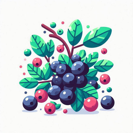 Cute bear on the background of the mountains. Vector illustration.のイラスト素材