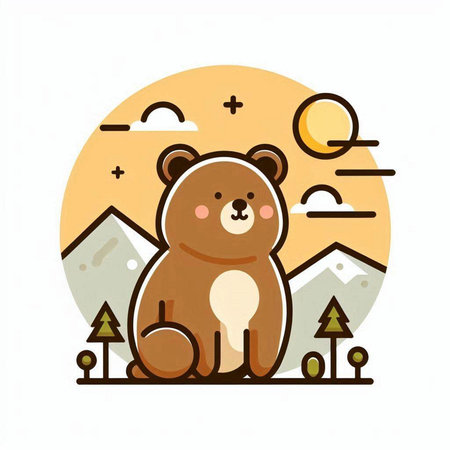 Businessman in glasses holding notepad and pen. Vector illustration in cartoon styleのイラスト素材