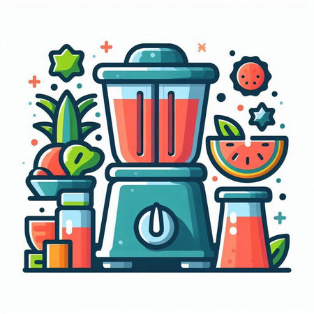 Bedroom interior with furniture and plants. Vector illustration in cartoon styleのイラスト素材