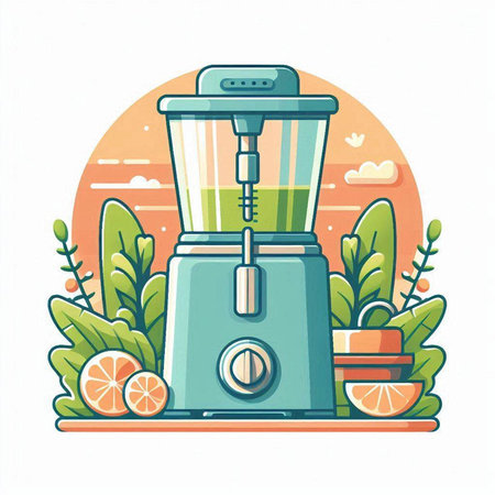 Bedroom interior with bed and lamp. Vector illustration in cartoon style.のイラスト素材