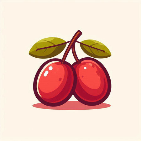 Illustration of a bowl of spicy Thai soup with ingredients in the backgroundのイラスト素材