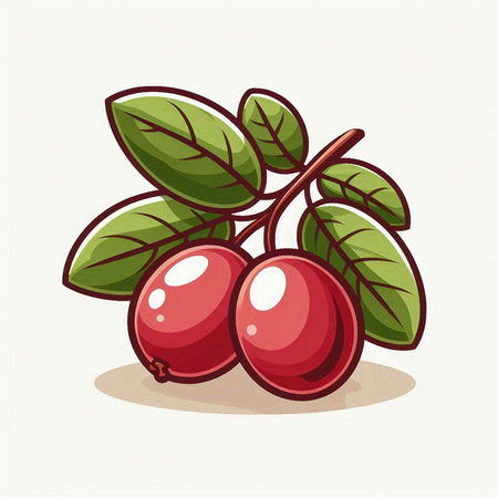 Cute tomato vegetable icon. Vector illustration isolated on white background.のイラスト素材