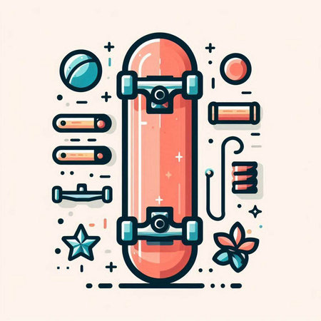 Fried egg with vegetables in basket cartoon character vector illustration design.のイラスト素材