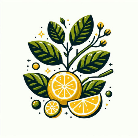 Illustration of a pie with a fork and knife on a white backgroundのイラスト素材