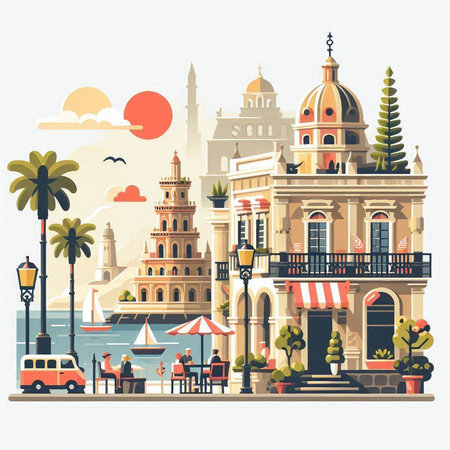 Orange fruit isolated on white background. Vector illustration. Eps 10.のイラスト素材