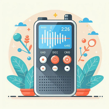 Vector illustration of remote control. Flat style design. Vector illustration.のイラスト素材