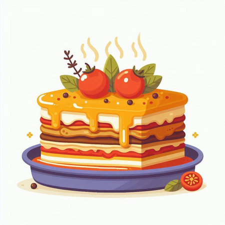 Deer in the forest. Cute cartoon animal. Vector illustration.のイラスト素材