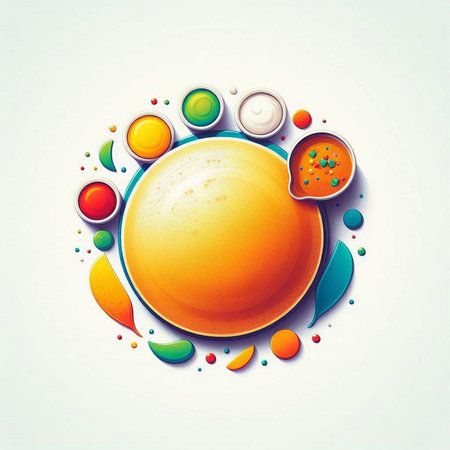 abstract colorful background with space for your text, vector illustration.のイラスト素材