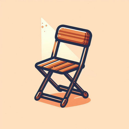 Cinema chair icon. Vector illustration of cinema chair icon.のイラスト素材