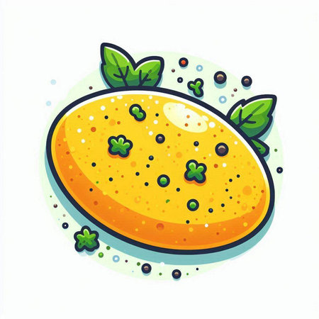 Mango vector icon. Cartoon illustration of mango vector icon for web designのイラスト素材