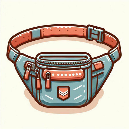Stylish handbag. Vector illustration of a stylish handbag.のイラスト素材