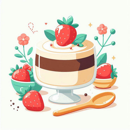 Illustration of a fresh purple onion isolated on a white background.のイラスト素材