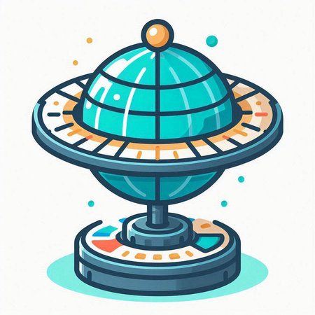 Fountain icon. Cartoon illustration of fountain vector icon for web designのイラスト素材