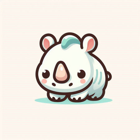 Cute cartoon panda. Cute animal. Vector illustration.のイラスト素材