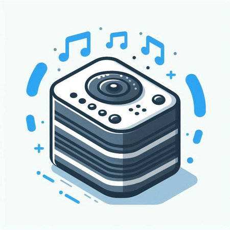 Isometric 3D server icon. Vector illustration in flat style.のイラスト素材