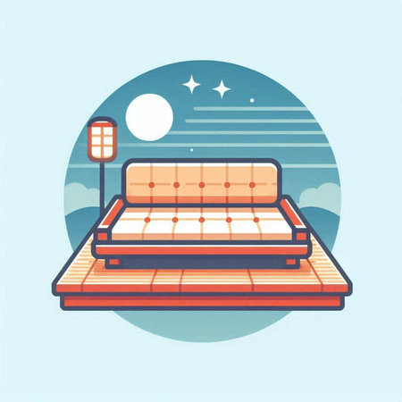 Solar panel on the roof of the house. Vector illustration in flat styleのイラスト素材