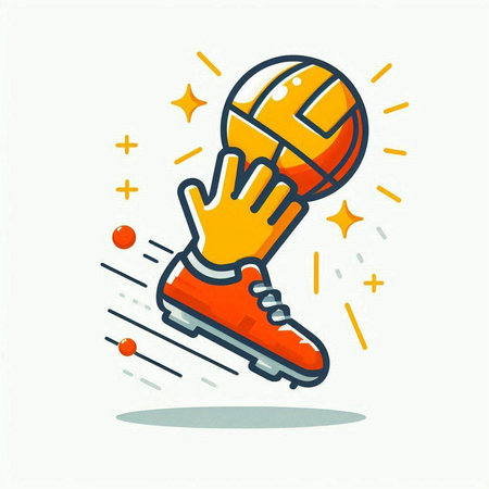 Vector illustration of the basketball ball in the hands of a player.のイラスト素材