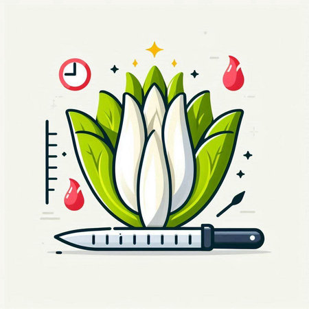 Lettuce icon in flat style. Vector illustration for web design and mobile apps.のイラスト素材