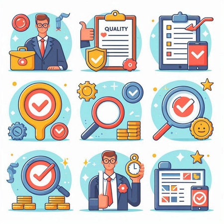 Set of business and finance icons. Flat design. Vector illustration.のイラスト素材