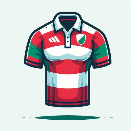 Vector illustration of a t-shirt with the image of the flag of Bulgariaのイラスト素材