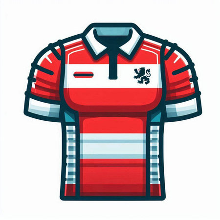 Soccer jersey with the image of the flag of the Republic of Belarusのイラスト素材