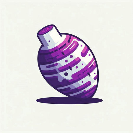 Easter egg. Vector illustration in cartoon style. Easter egg. Easter egg.のイラスト素材
